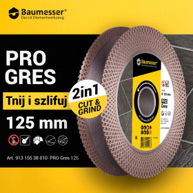 Trennscheibe für Fliesen Baumesser 1A1R 125 PRO Gres №6 Trennscheibe für Fliesen Baumesser 1A1R 125 PRO Gres, Baumesser №6