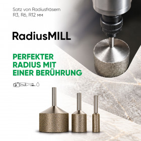 Schleiftopf RadiusMILL R3,R6,R12, Distar №6
