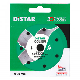 Diamanttrennscheibe Distar 76x10H Colibri, Distar №6