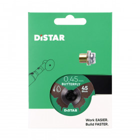 Diamanttrennscheibe Distar 45x0,45x5,8H/3,2-3,0F Butterfly, Distar №6