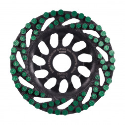 Schleiftopf DGS-S 125/22,23-77 Green Point