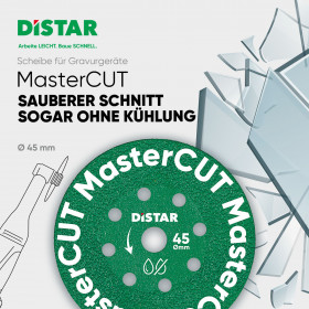 Diamanttrennscheibe 1A1R V 45x0,8x4x5,8 MasterCUT, Distar №7