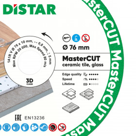 Diamanttrennscheibe 1A1R V 76 MasterCUT, Distar №3
