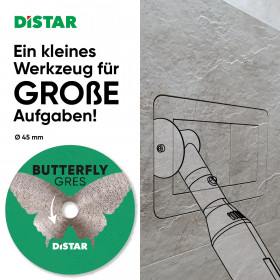 Diamanttrennscheibe Distar 45x0,6x5,8F Butterfly, Distar №5