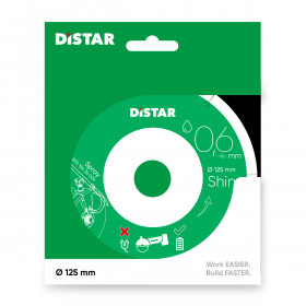Diamanttrennscheibe 1A1R 125x0,6x6x22,23 Shine, Distar №6