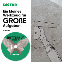 Diamanttrennscheibe Distar 45x0,6x5,8F Butterfly