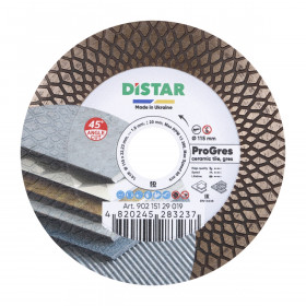 Diamanttrennscheibe 1A1R 115x1,9x8/20x22,23 PRO Gres, Distar №1
