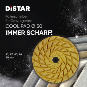 Diamant-Polierpads 50x3x7 CoolPAD 1, Distar №7