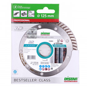 Diamanttrennscheibe Turbo 125 Bestseller Universal, Distar №4