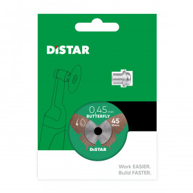 Diamanttrennscheibe Distar 45x0,45x5,8H/3,2-3,0F Butterfly, Distar №6