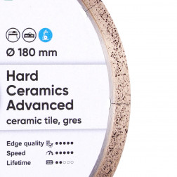 Diamanttrennscheibe 1A1R 180 Hard ceramics Advanced