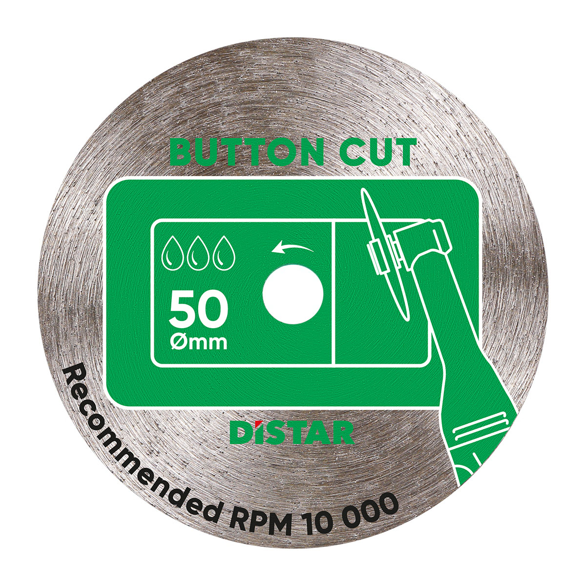 Diamanttrennscheibe Distar 50x0,8x5,8 ButtonCut