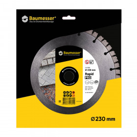 Diamanttrennscheibe 1A1RSS 230 Rapid PRO №5 Diamanttrennscheibe 1A1RSS 230 Rapid PRO, Baumesser №5