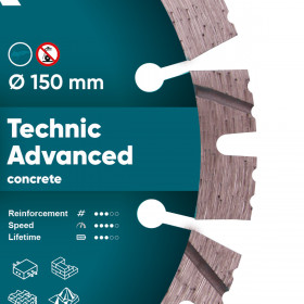 Diamanttrennscheibe 1A1RSS 150 Technic Advanced №2 Diamanttrennscheibe 1A1RSS 150 Technic Advanced, Distar №2