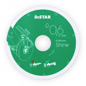 Diamanttrennscheibe 1A1R 101,6x0,6x5x22,23 Shine, Distar №1