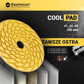 Diamant-Polierpads 100 Baumesser CoolPAD 1 №7 Diamant-Polierpads 100 Baumesser CoolPAD 1, baumesser №7