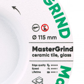 Diamanttrennscheibe 1A1R V 115x22,23 MasterGRIND, Distar №3