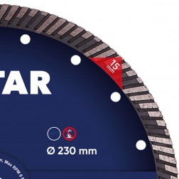 Diamanttrennscheibe Turbo 232 Super Max