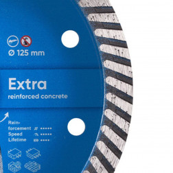 Diamanttrennscheibe Turbo 125 Extra