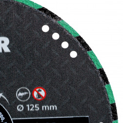 Diamanttrennscheibe 1A1R V 125x1,5/1,2x2,5x22,2  Metal CUT